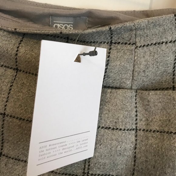 ASOS Grid Pencil Skirt - Picture 4 of 5